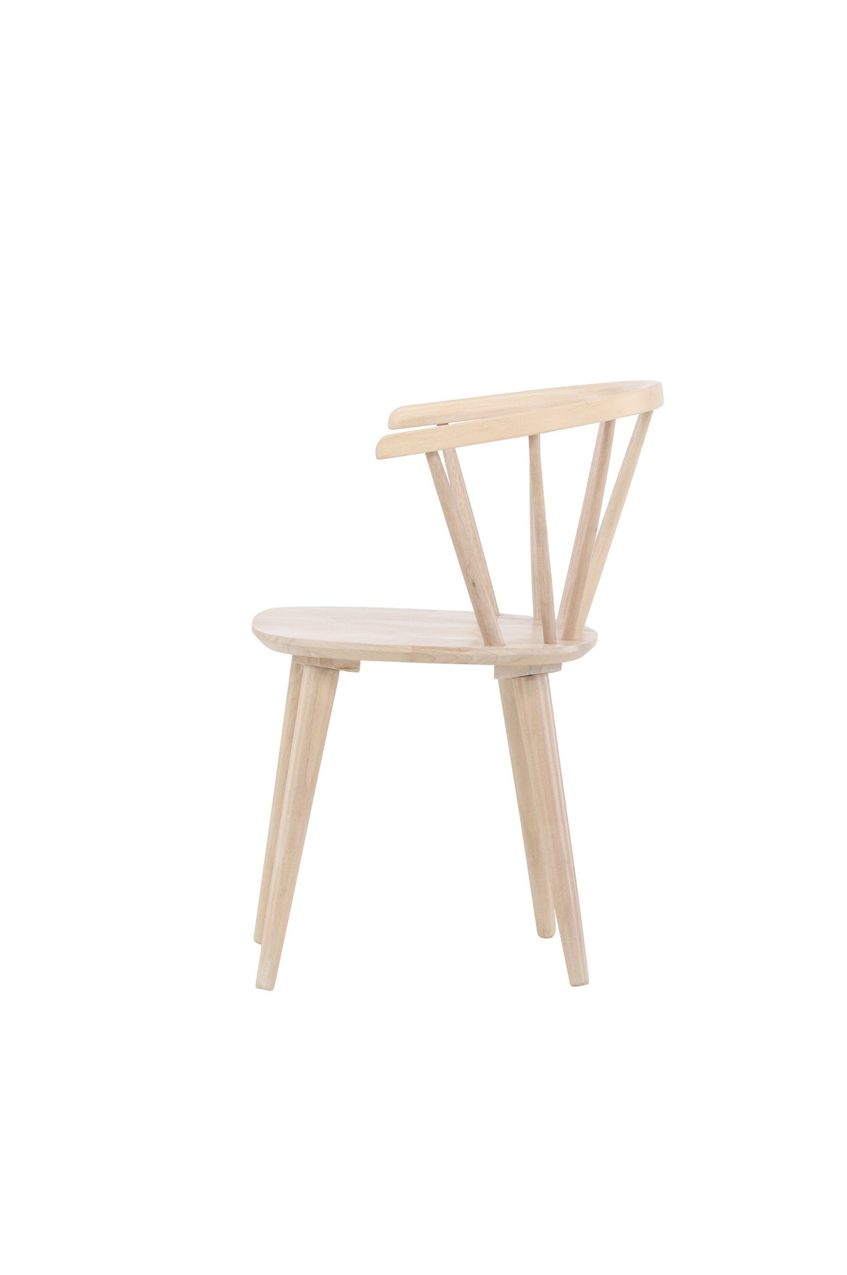 Bobby Esszimmerstuhl - white - wash/Gummiholz - Essstühle - ALVAHOME