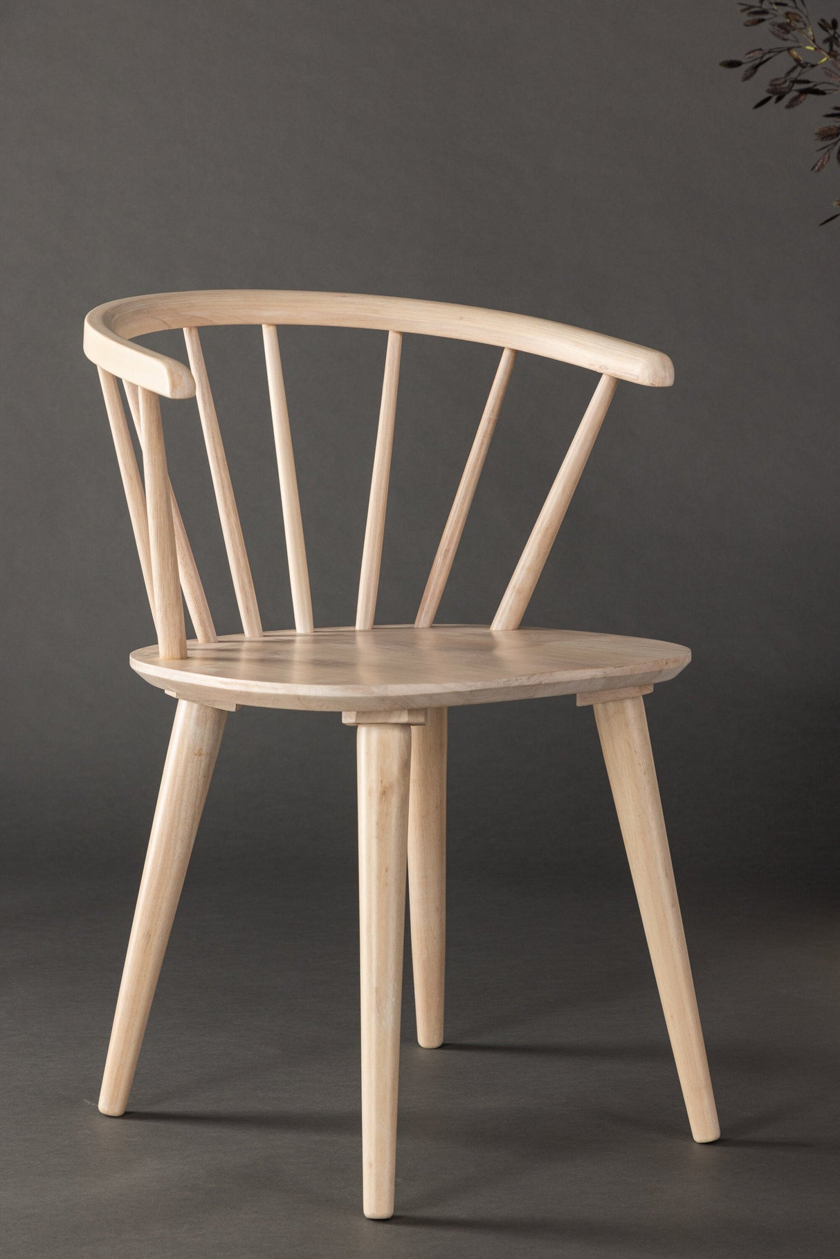 Bobby Esszimmerstuhl - white - wash/Gummiholz - Essstühle - ALVAHOME