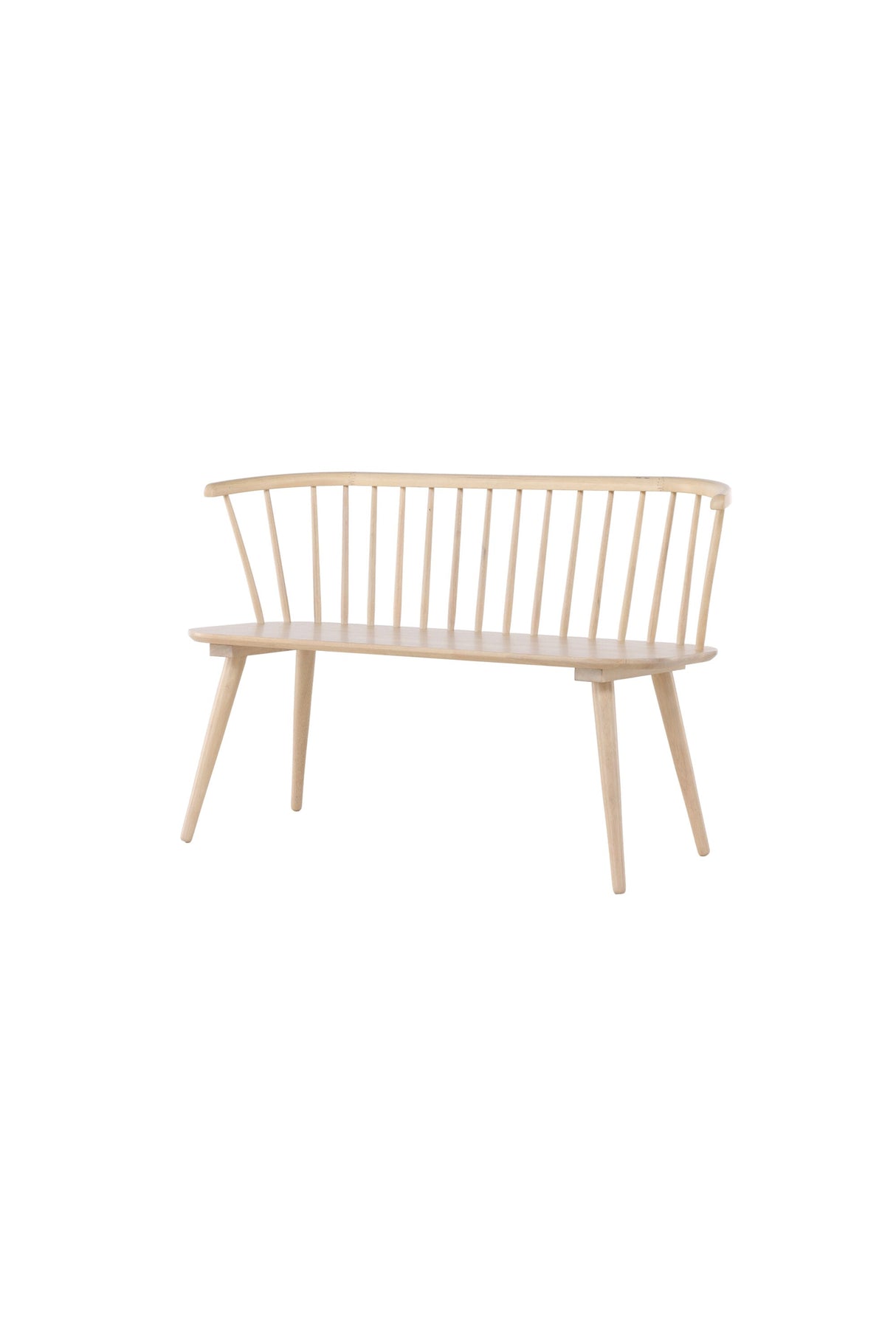 Bobby Sitzbank - white - wash/Gummiholz - Sitzbänke - ALVAHOME