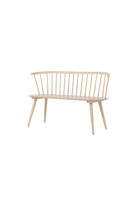 Bobby Sitzbank - white - wash/Gummiholz - Sitzbänke - ALVAHOME