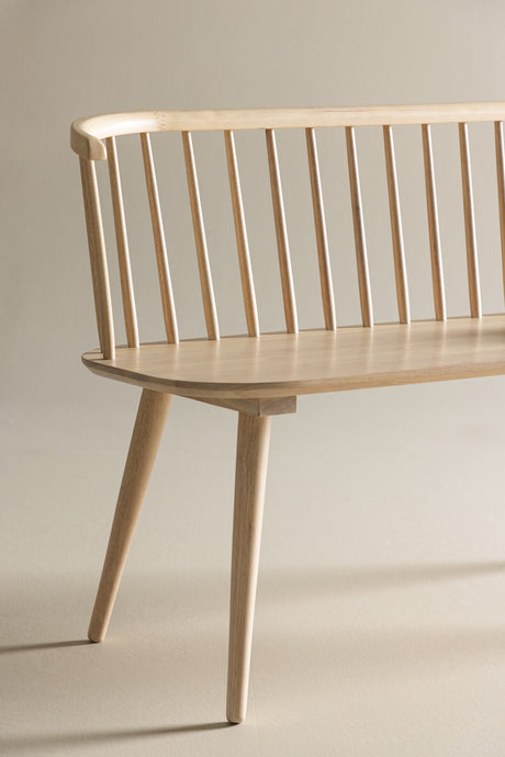 Bobby Sitzbank - white - wash/Gummiholz - Sitzbänke - ALVAHOME