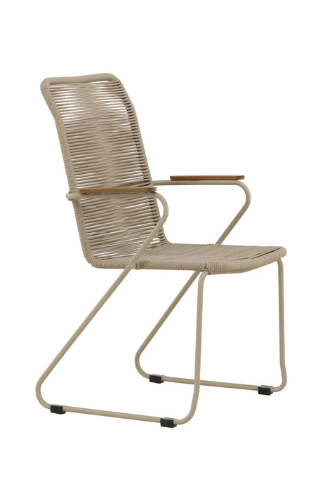 Bois Outdoor - Essstuhl - beige/Stahl - Outdoor - Essstühle - ALVAHOME