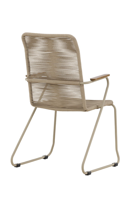 Bois Outdoor - Essstuhl - beige/Stahl - Outdoor - Essstühle - ALVAHOME