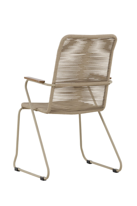 Bois Outdoor - Essstuhl - beige/Stahl - Outdoor - Essstühle - ALVAHOME