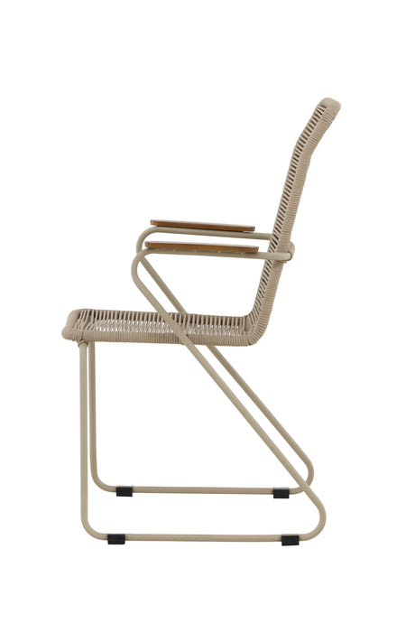 Bois Outdoor - Essstuhl - beige/Stahl - Outdoor - Essstühle - ALVAHOME
