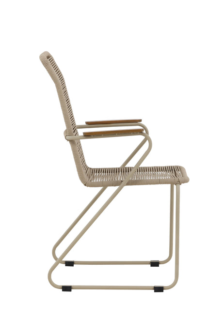 Bois Outdoor - Essstuhl - beige/Stahl - Outdoor - Essstühle - ALVAHOME