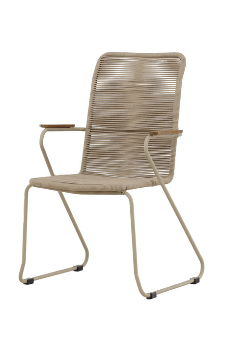 Bois Outdoor - Essstuhl - beige/Stahl - Outdoor - Essstühle - ALVAHOME