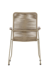 Bois Outdoor - Essstuhl - beige/Stahl - Outdoor - Essstühle - ALVAHOME
