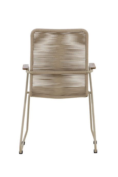 Bois Outdoor - Essstuhl - beige/Stahl - Outdoor - Essstühle - ALVAHOME