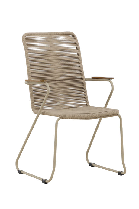 Bois Outdoor - Essstuhl - beige/Stahl - Outdoor - Essstühle - ALVAHOME