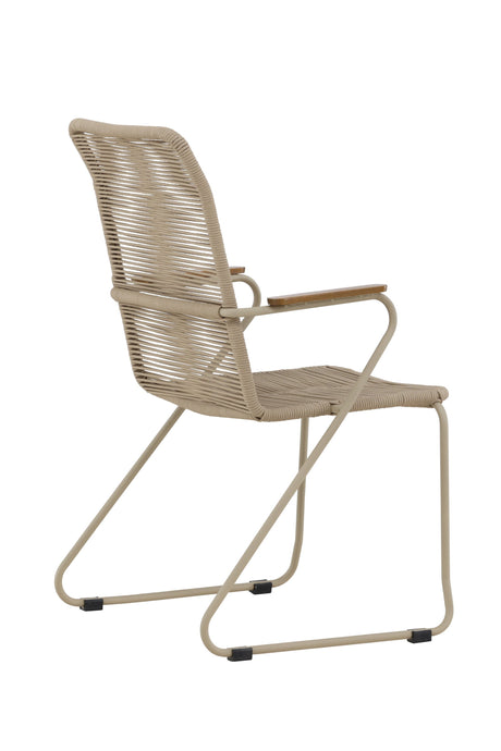 Bois Outdoor - Essstuhl - beige/Stahl - Outdoor - Essstühle - ALVAHOME