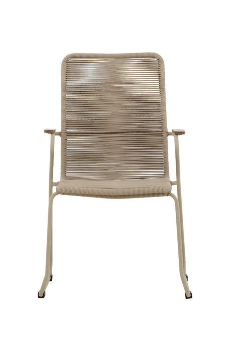 Bois Outdoor - Essstuhl - beige/Stahl - Outdoor - Essstühle - ALVAHOME
