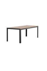 Bois Outdoor - Esstisch rechteckig - natur/Aluminum - Outdoor - Esstische (rechteckig) - ALVAHOME