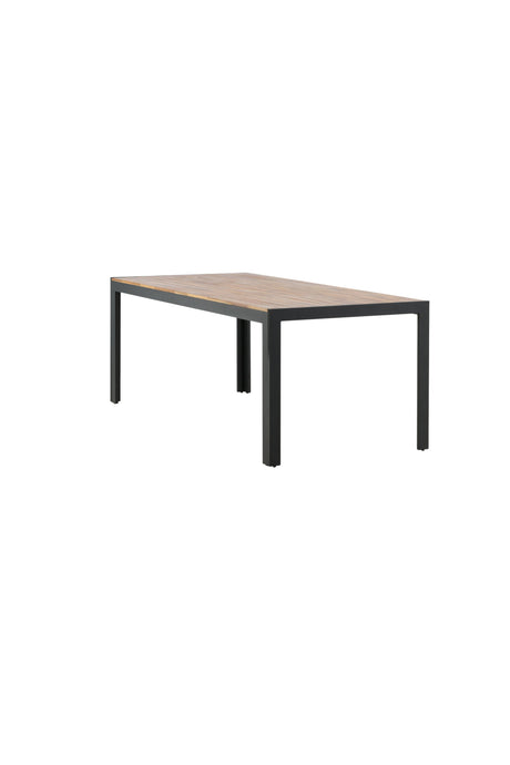 Bois Outdoor - Esstisch rechteckig - natur/Aluminum - Outdoor - Esstische (rechteckig) - ALVAHOME