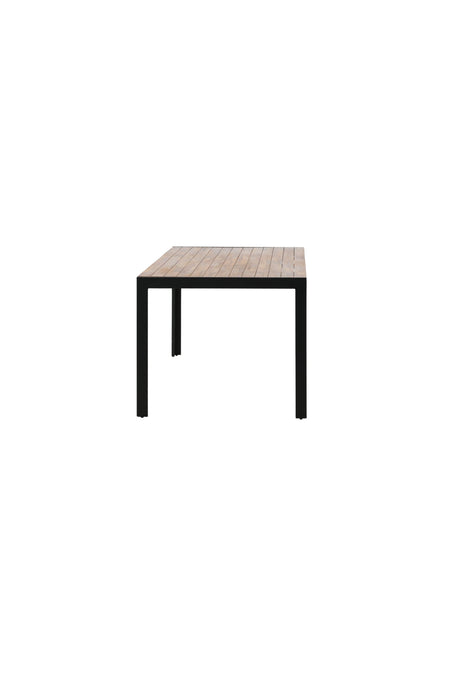 Bois Outdoor - Esstisch rechteckig - natur/Aluminum - Outdoor - Esstische (rechteckig) - ALVAHOME