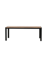 Bois Outdoor - Esstisch rechteckig - natur/Aluminum - Outdoor - Esstische (rechteckig) - ALVAHOME