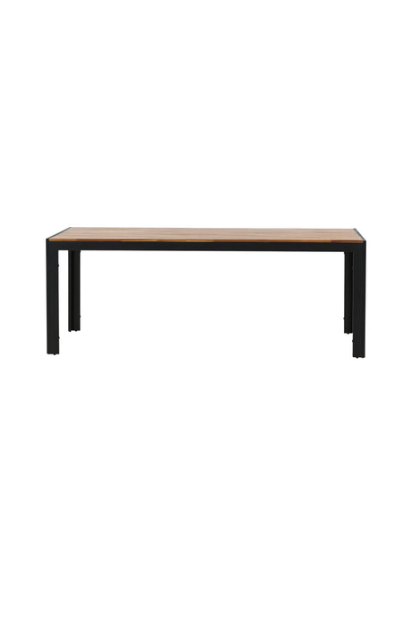 Bois Outdoor - Esstisch rechteckig - natur/Aluminum - Outdoor - Esstische (rechteckig) - ALVAHOME
