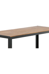Bois Outdoor - Esstisch rechteckig - natur/Aluminum - Outdoor - Esstische (rechteckig) - ALVAHOME
