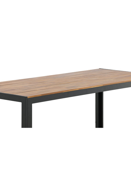 Bois Outdoor - Esstisch rechteckig - natur/Aluminum - Outdoor - Esstische (rechteckig) - ALVAHOME