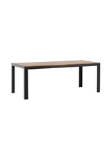 Bois Outdoor - Esstisch rechteckig - natur/Aluminum - Outdoor - Esstische (rechteckig) - ALVAHOME