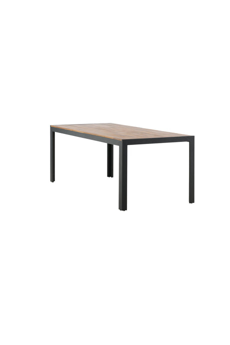 Bois Outdoor - Esstisch rechteckig - natur/Aluminum - Outdoor - Esstische (rechteckig) - ALVAHOME