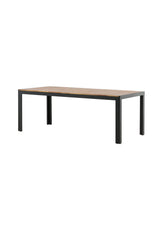Bois Outdoor - Esstisch rechteckig - natur/Aluminum - Outdoor - Esstische (rechteckig) - ALVAHOME