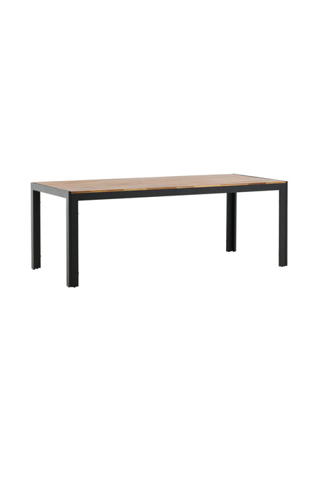 Bois Outdoor - Esstisch rechteckig - natur/Aluminum - Outdoor - Esstische (rechteckig) - ALVAHOME