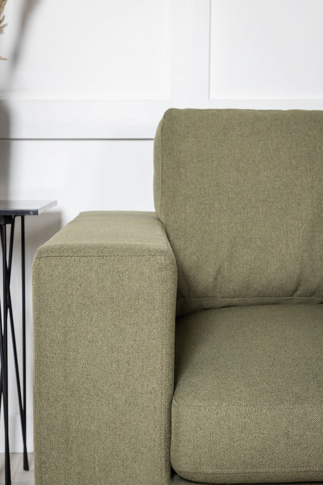 Bolero 3 - Sitzer Sofa - grün/Polyester - 3 - Sitzer Sofas - ALVAHOME