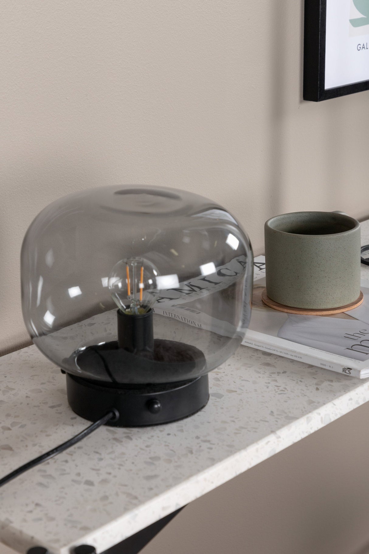 Bollonelie Tischlampe - schwarz/Stahl - Tischlampen - ALVAHOME