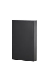 Bonito Schuhschrank - schwarz/Stahl - Schuhschränke - ALVAHOME