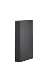 Bonito Schuhschrank - schwarz/Stahl - Schuhschränke - ALVAHOME