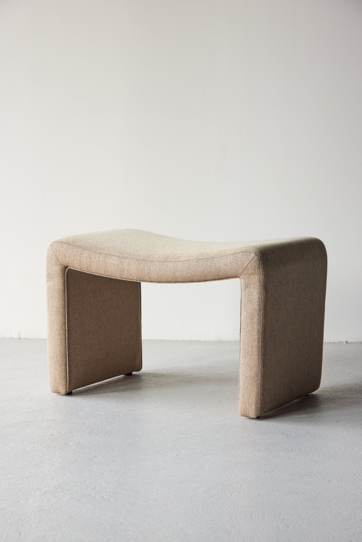 Bonn Ottoman - braun/Polyester - Leinen - Ottomane / Poufs - ALVAHOME