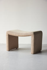 Bonn Ottoman - braun/Polyester - Leinen - Ottomane / Poufs - ALVAHOME