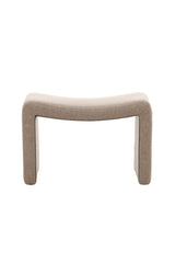 Bonn Ottoman - braun/Polyester - Leinen - Ottomane / Poufs - ALVAHOME