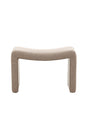 Bonn Ottoman - braun/Polyester - Leinen - Ottomane / Poufs - ALVAHOME