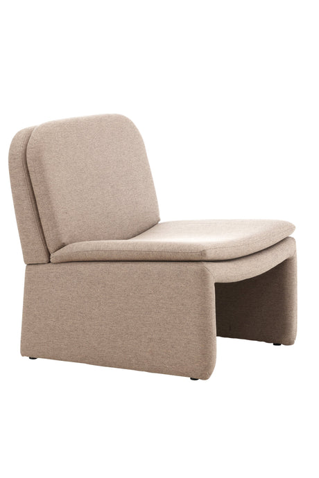 Bonn Sessel - braun/Polyester - Leinen - Sessel - ALVAHOME