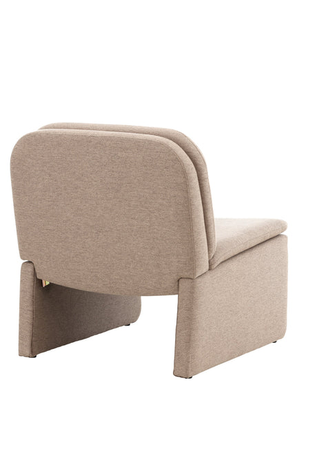 Bonn Sessel - braun/Polyester - Leinen - Sessel - ALVAHOME