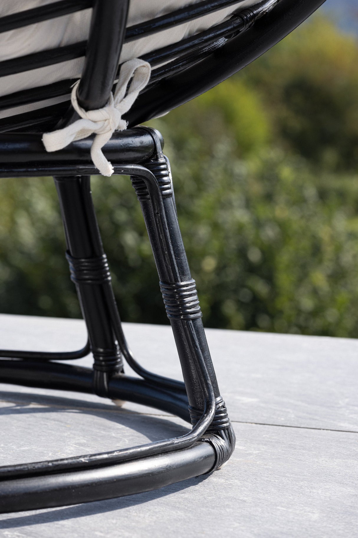 Bonnie Outdoor Lounge - Stuhl - schwarz/Rattan - Accent Chair - ALVAHOME