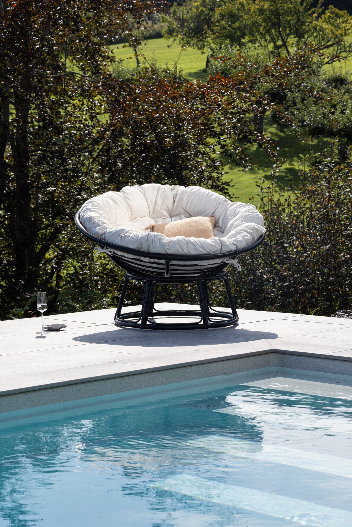 Bonnie Outdoor Lounge - Stuhl - schwarz/Rattan - Accent Chair - ALVAHOME