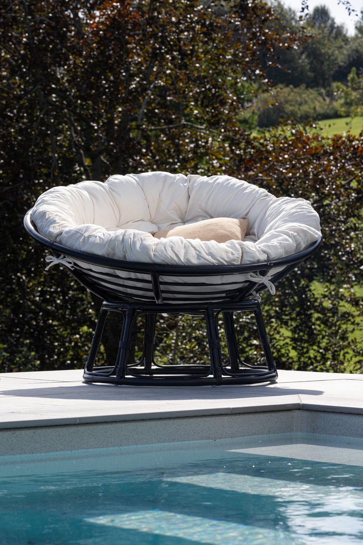 Bonnie Outdoor Lounge - Stuhl - schwarz/Rattan - Accent Chair - ALVAHOME