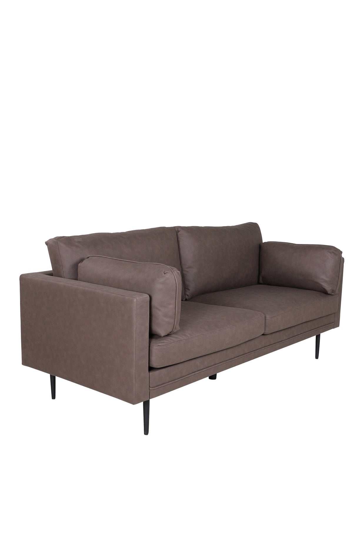 Boom 3 - Sitzer Sofa - braun/Mikrofaser - 3 - Sitzer Sofas - ALVAHOME