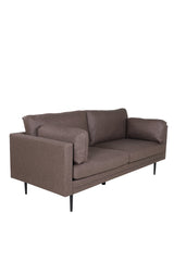 Boom 3 - Sitzer Sofa - braun/Mikrofaser - 3 - Sitzer Sofas - ALVAHOME