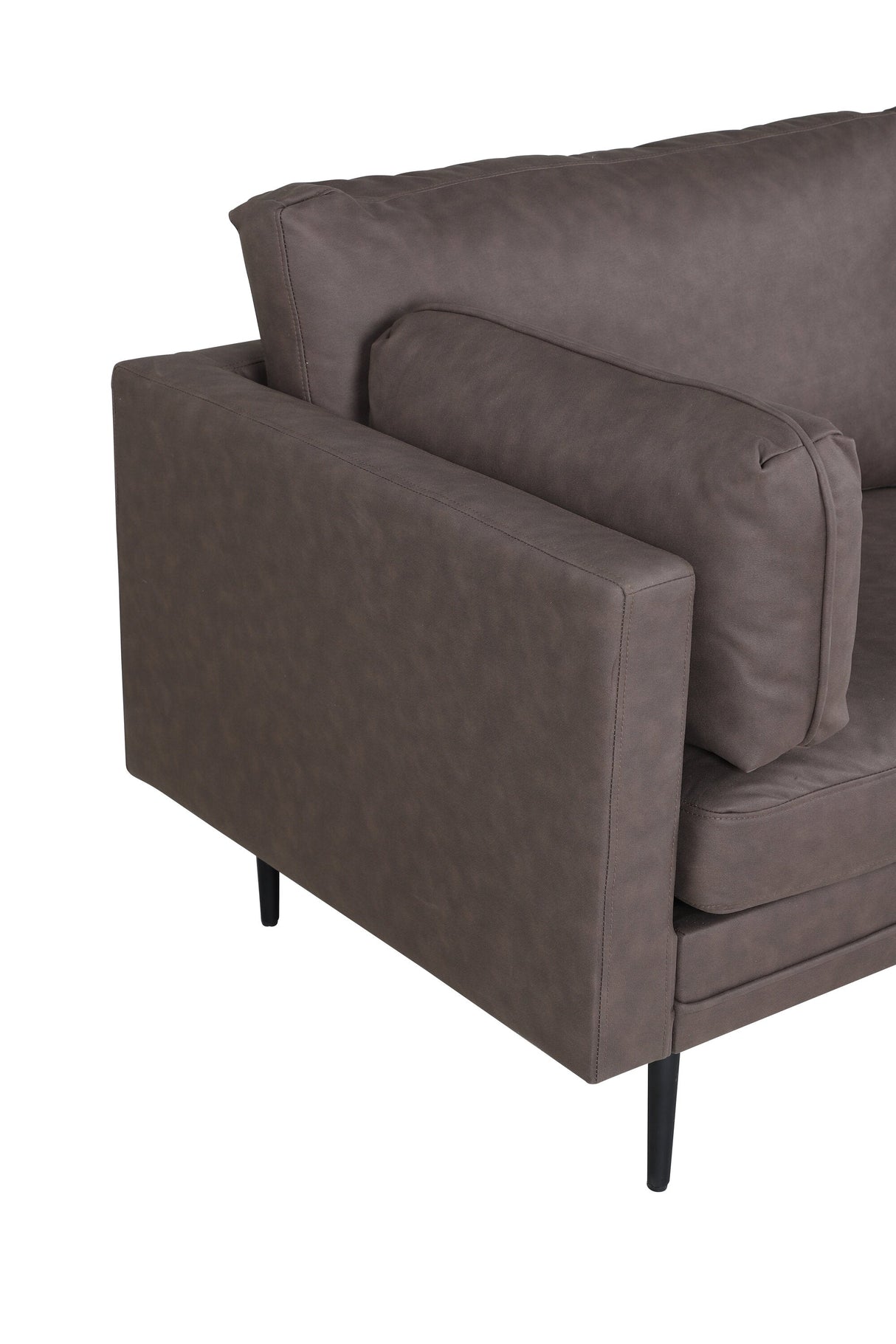 Boom 3 - Sitzer Sofa - braun/Mikrofaser - 3 - Sitzer Sofas - ALVAHOME