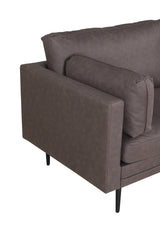Boom 3 - Sitzer Sofa - braun/Mikrofaser - 3 - Sitzer Sofas - ALVAHOME