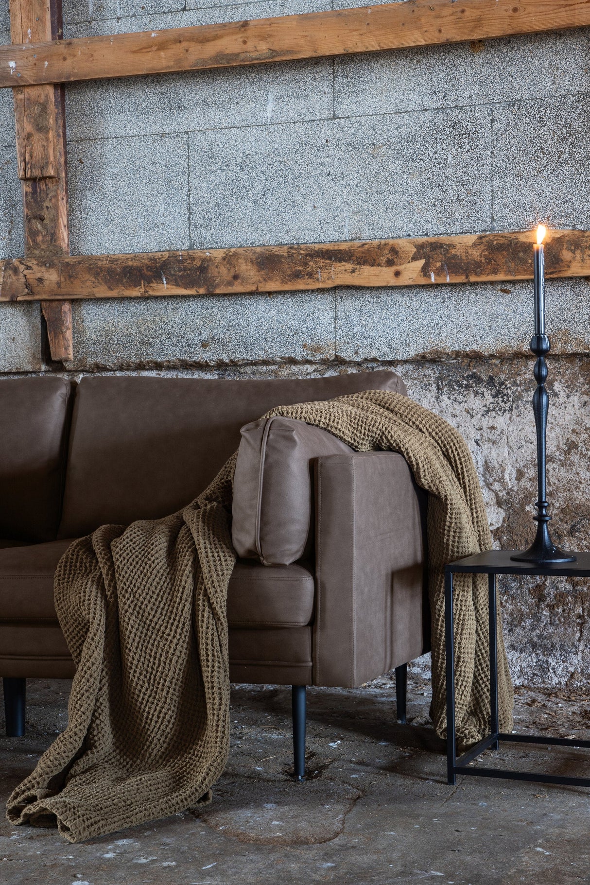 Boom 3 - Sitzer Sofa - braun/Mikrofaser - 3 - Sitzer Sofas - ALVAHOME