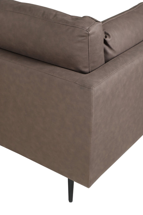 Boom 3 - Sitzer Sofa - braun/Mikrofaser - 3 - Sitzer Sofas - ALVAHOME