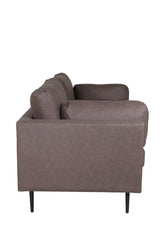 Boom 3 - Sitzer Sofa - braun/Mikrofaser - 3 - Sitzer Sofas - ALVAHOME