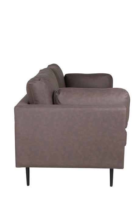 Boom 3 - Sitzer Sofa - braun/Mikrofaser - 3 - Sitzer Sofas - ALVAHOME