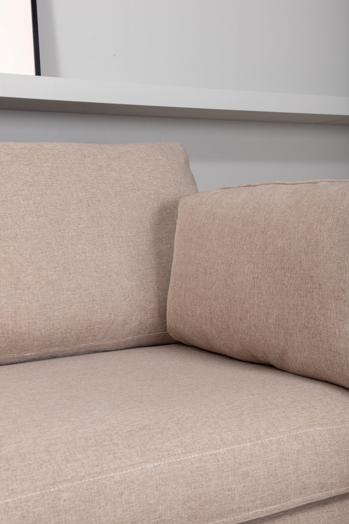 Boom 3 - Sitzer Sofa - braun/Polyester - 3 - Sitzer Sofas - ALVAHOME