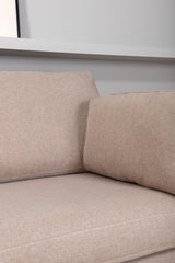 Boom 3 - Sitzer Sofa - braun/Polyester - 3 - Sitzer Sofas - ALVAHOME